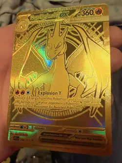 2026 Pokemon Ascended Heroes TCG MEGA CHARIZARD Y EX Full Art GOLD SIR 294/217 - Image 2