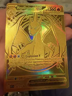 2026 Pokemon Ascended Heroes TCG MEGA CHARIZARD Y EX Full Art GOLD SIR 294/217 - Image 3