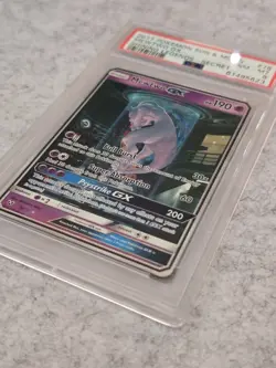 PSA 8 Mewtwo GX - 78/73 - Shining Legends - Full Art Pokemon Card - Secret Rare - Image 3
