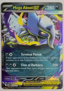 MEGA ABSOL EX 086/132 DOUBLE RARE MEGA EVOLUTION POKEMON NM - Image 1