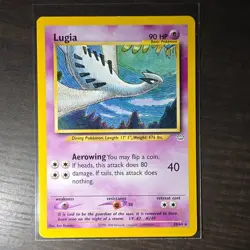 Pokemon TCG Lugia Neo Revelation 20/64 Regular Rare 2000 Nintendo Unlimited - Image 1