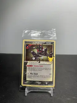 2021 Pokemon SWSH144 Greninja Gold Star Holo Promo Black Star Sealed - Image 1