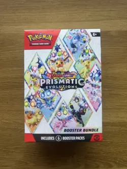 Pokemon TCG: Prismatic Evolutions Booster Bundle (6 Packs) Brand New Sealed - Image 1