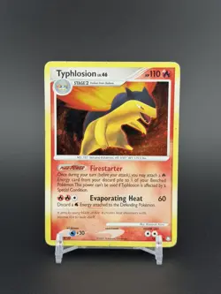 Pokemon Typhlosion Mysterious Treasures Holo Rare 16/123 English 2007 110 DMG - Image 1