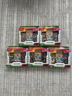 Lot Of 5 ✅ Pokemon TCG First Partner Illustration Collection Series 1 New Sealed - Image 1