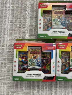 Lot Of 5 ✅ Pokemon TCG First Partner Illustration Collection Series 1 New Sealed - Image 2