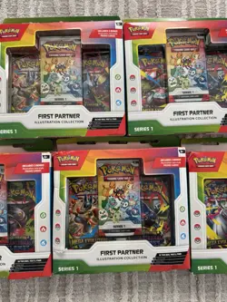 Lot Of 5 ✅ Pokemon TCG First Partner Illustration Collection Series 1 New Sealed - Image 3
