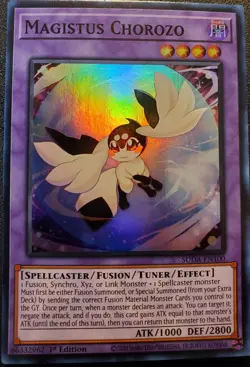 Yu-Gi-Oh! Magistus Chorozo SUDA-EN100 Supreme Darkness 1st Edition-Near Mint. - Image 1