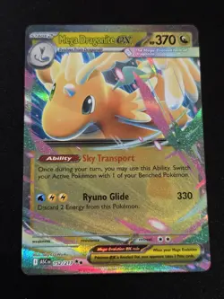 Mega Dragonite EX 152/217 NM Double Rare ASC Ascended Heroes Pokemon Card En TCG - Image 1