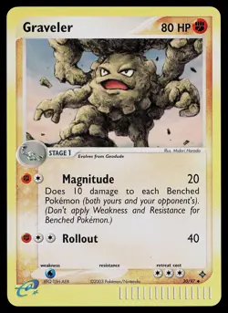 Pokemon Card - Graveler Dragon 30/97 Reverse Holo Uncommon - Image 1
