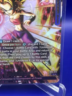 Caulifla FB08-025 Leader Alternate Art Saiyan's Pride Dragon Ball English Card - Image 2