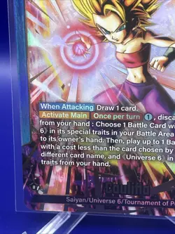 Caulifla FB08-025 Leader Alternate Art Saiyan's Pride Dragon Ball English Card - Image 5
