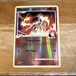 Pokemon Card Rapidash 47/111 Reverse Holo Rising Rivals Light Play - Image 1