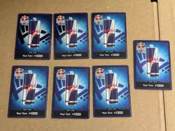 7x Red Bull DON!! Card Exclusive One Piece Promo NM English - Image 1