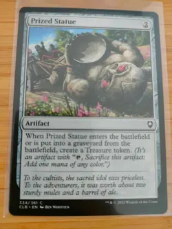MTG Prized Statue 334 Battle for Baldur's Gate M/NM Free UK P&P - Image 1