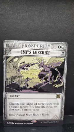 Imp's Mischief - Outlaws of Thunder Junction: Breaking News - NM MTG - Image 1