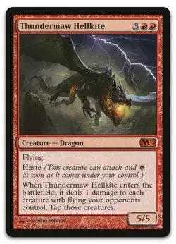 Thundermaw Hellkite #150 (LP) Magic 2013 M13 Magic MTG - Image 1