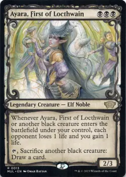 Ayara, First of Locthwain - Multiverse Legends MUL - Magic MTG NM - Image 1