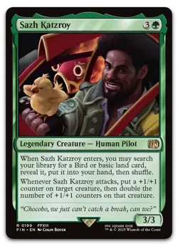 Sazh Katzroy #199 (NM) Final Fantasy FIN Magic MTG - Image 1