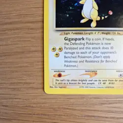 Ampharos Neo Genesis 1/111 Pokemon Holo Rare Pokemon WOTC TCG VINTAGE NM - Image 4