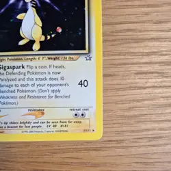 Ampharos Neo Genesis 1/111 Pokemon Holo Rare Pokemon WOTC TCG VINTAGE NM - Image 5