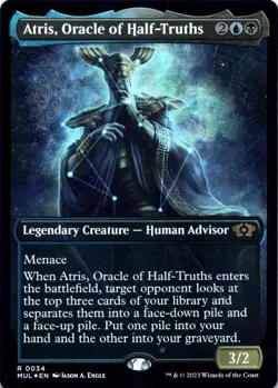 Atris, Oracle of Half-Truths (Foil) - Multiverse Legends MUL - Magic MTG NM - Image 1