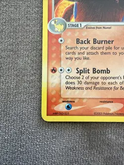 Camerupt 4/107 EX Deoxys (2005) Holo Rare Unique Art Card Pokemon TCG MP - Image 5