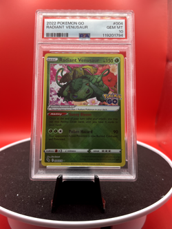 PSA 10 Sequential Radiant Set Big 3: Venasaur, Charizard, Blastoise, Pokemon Go - Image 5