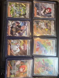 Pokemon Full Art Trainer Lot 8 Cards From Random Sets NM/M. All Cards Shown - Image 1