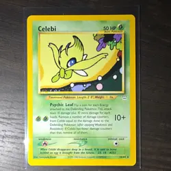 Near Mint Pokemon TCG Celebi Neo Revelation 16/64 Regular Rare 2000 Unlimited - Image 1