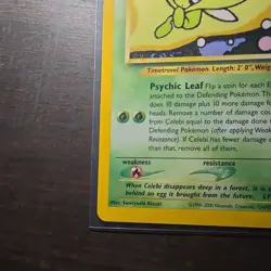 Near Mint Pokemon TCG Celebi Neo Revelation 16/64 Regular Rare 2000 Unlimited - Image 5