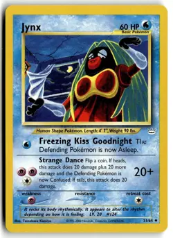 2001 Pokemon - Neo Revelation Jynx #31/64 - Image 1