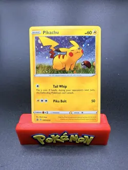 Pokemon TCG Sword & Shield Pikachu SWSH039 Cosmos Holo Promo NM!-c - Image 1