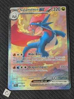 Salamence ex 187/159 - Journey Together Special Illustration Rare Pokemon NM - Image 1