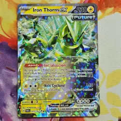 Iron Thorns EX Holo Twilight Masquerade 077/167 NM Pokemon TCG - Image 1