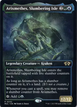 Arixmethes, Slumbering Isle - Multiverse Legends MUL - Magic MTG NM - Image 1