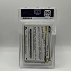Bowman 2021 Draft Henry Davis 1st Bowman Autograph Rookie BD-48 PSA 10 Pirates - Image 2