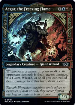 Aegar, the Freezing Flame (Foil) - Multiverse Legends MUL - Magic MTG NM - Image 1