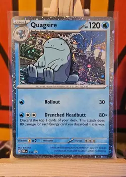SVP156 Quagsire Cosmos Holo Scarlet & Violet Black Star Promo Pokemon TCG Card - Image 1