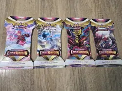 Pokemon TCG: Sword & Shield | Lost Origin - Artwork Set | x4 Sleeved Boosters - Image 1