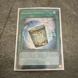 Yu-Gi-Oh! Instant Fusion Spell Konami Quarter Century Secret Rare - Image 1