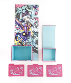 Mana Moon Amanda Lapalme - Cyberpunk Becca Deck Box, FC & Sleeves (Yugioh Size) - Image 2