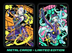 Mana Moon Amanda Lapalme - Cyberpunk Becca Deck Box, FC & Sleeves (Yugioh Size) - Image 4