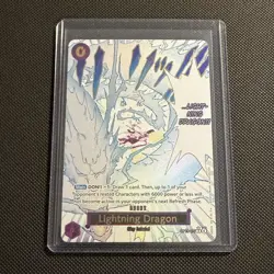 One Piece | Lightning Dragon | OP15-077 | Alt Art Event (R) | NM - Image 1