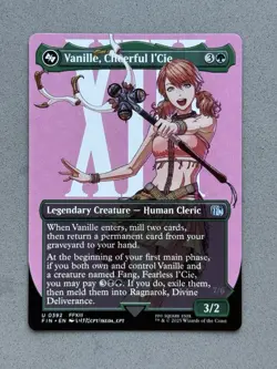 Vanille, Cheerful I'Cie (Borderless) MTG Final Fantasy FIN Regular - NM - Image 1