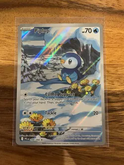 Piplup - 098/094 - Illustration Rare - Phantasmal Flames - NM/M - Image 1
