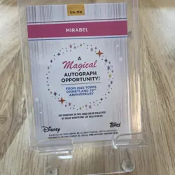 Topps 2025 Disneyland 70th Anniversary Mirabel Autograph Opportunity Card - Image 2