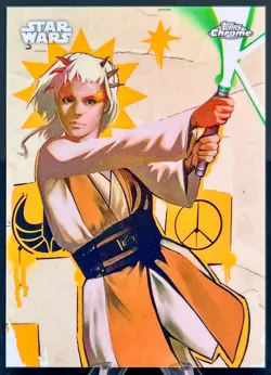2025 Topps Chrome Star Wars 🔥 #GG-12 JECKI LON Galactic Graffiti (SP) Acolyte - Image 1
