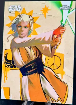 2025 Topps Chrome Star Wars 🔥 #GG-12 JECKI LON Galactic Graffiti (SP) Acolyte - Image 2