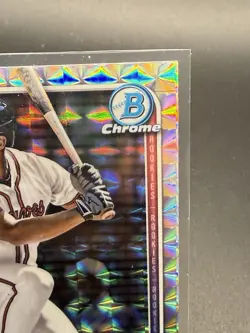 Drake Baldwin 2025 Bowman Chrome #75 Geometric Refractor [#221/499] Rookie (RC) - Image 3